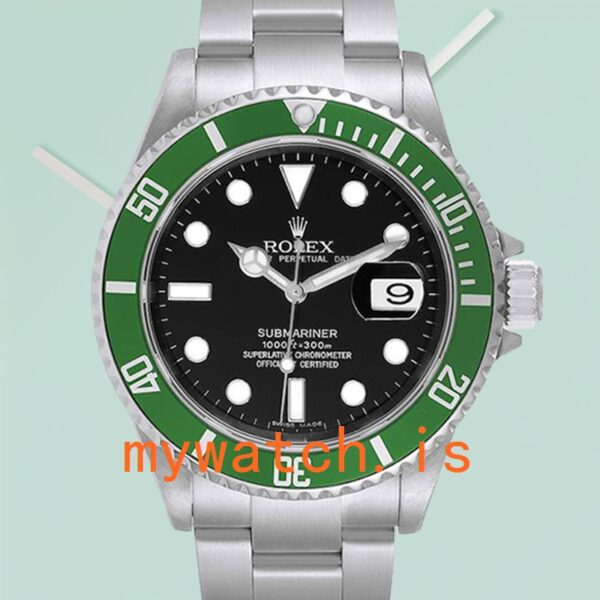 Rolex Submariner Mens 16610LV 40mm Silver-tone: A Timeless Masterpiece