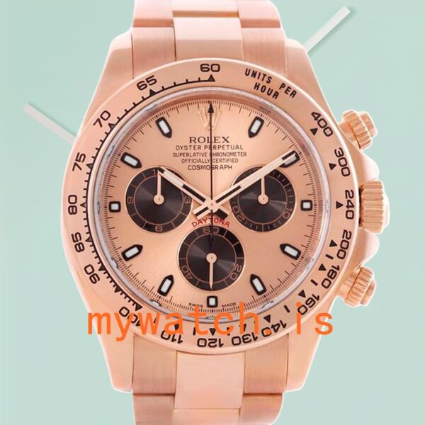 Rolex Daytona m116505-0009 40mm Mens Automatic: Genuine vs. Replica Analysis