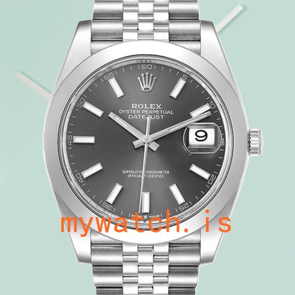 Rolex Datejust Mens m126300-0008 41mm Silver-tone Jubilee Bracelet: Genuine vs. Replica