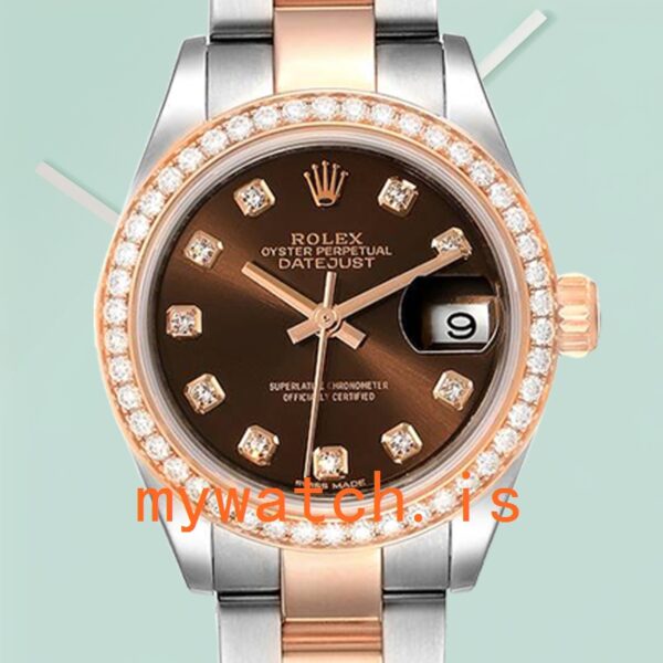 Rolex Datejust Ladies 28mm m279381rbr-0012 Chocolate Dial: A Timeless Elegance
