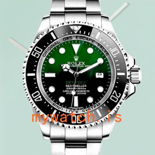 Rolex Deepsea Mens 44mm 116660 Green Dial Oyster Bracelet: Genuine vs. Replica