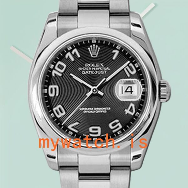 Rolex Datejust 116200BKCAO Mens 36mm Black Concentric Dial: A Timeless Classic