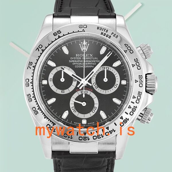 Rolex Daytona 40mm 116519 Mens Automatic Stainless Steel: Genuine vs. Replica
