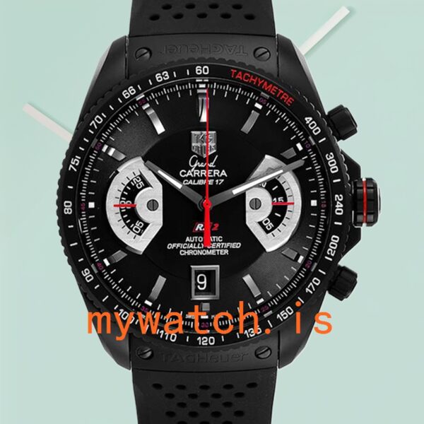 Tag Heuer Grand Carrera CAV518B.FT6016 Mens 43mm Black-tone: Genuine vs. Replica Analysis