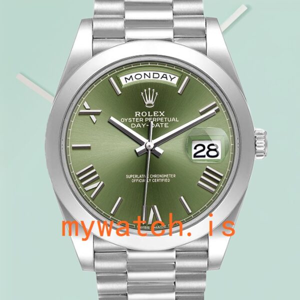 Rolex Day-Date Mens 40mm m228396tbr-0002 Blue Dial: Authentic vs. Replica
