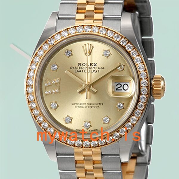 Rolex Datejust 28mm Ladies m279383rbr-0021 Automatic: A Timeless Elegance