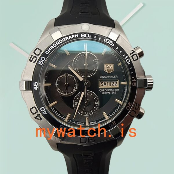 Tag Heuer Aquaracer AquaracerBKSB006 43mm Mens Silver-tone Black Dial: A Dive into Luxury