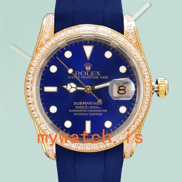 Rolex Submariner 40mm 16613 Men’s Gold-tone Blue Dial: A Timeless Classic